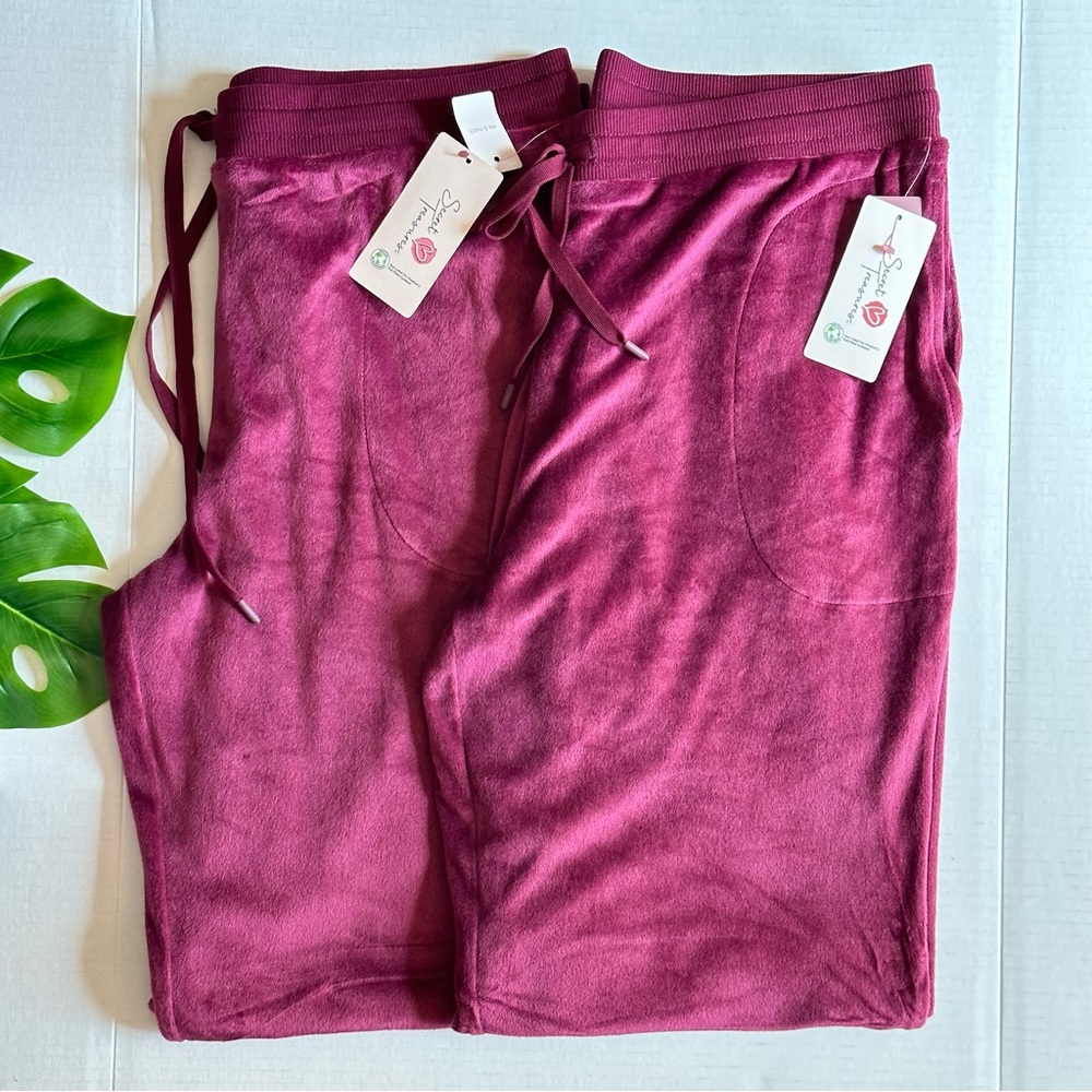 Secret Treasures Women's Burgundy Joggers NEW